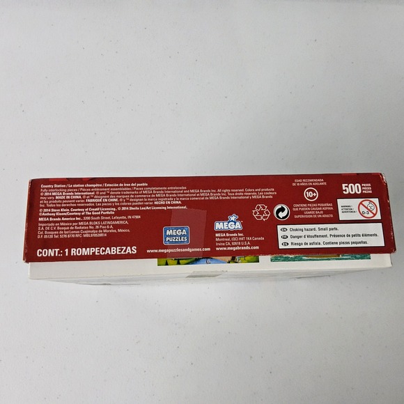 Mega Puzzles Americana Collection Country Station 500 Piece Jigsaw Puzzle - Picture 3 of 10